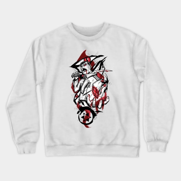 King Bradley Crewneck Sweatshirt by boxermaniac